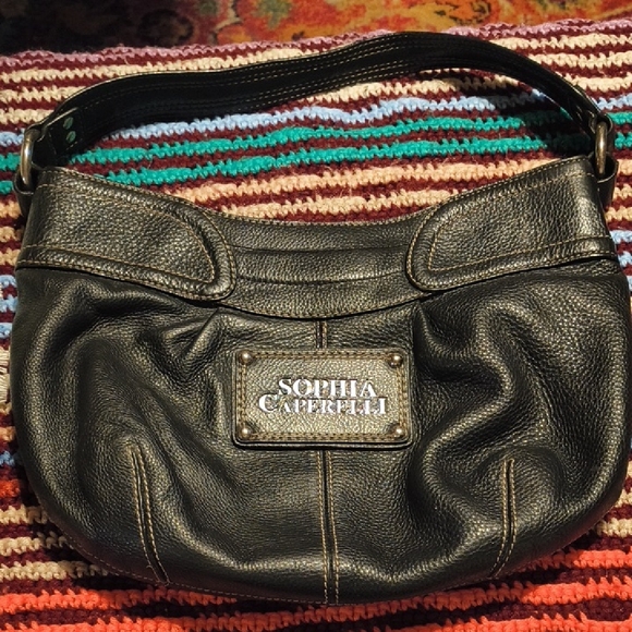 Sophia Caperelli Black Hobo Bag with Slouchy Design - Picture 1 of 5